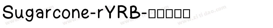 Sugarcone-rYRB字体转换