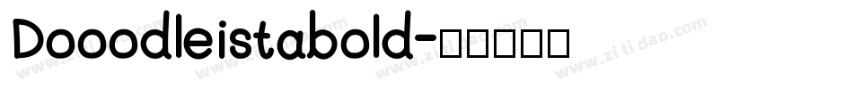 Dooodleistabold字体转换