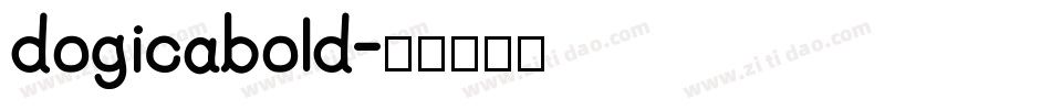 dogicabold字体转换