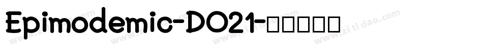 Epimodemic-DO21字体转换