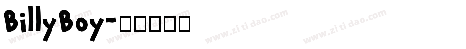 BillyBoy字体转换