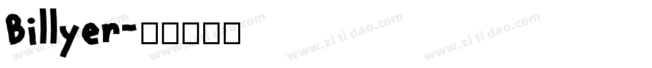 Billyer字体转换