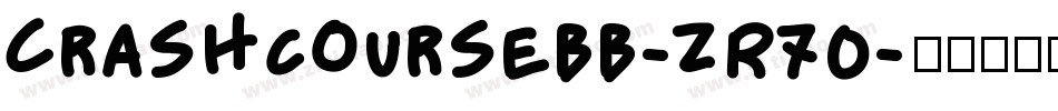 Crashcoursebb-zR70字体转换