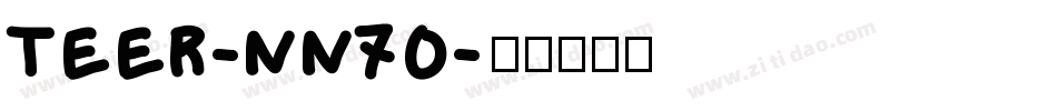 Teer-nn70字体转换
