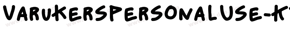 VarukersPersonalUse-K70Be字体转换