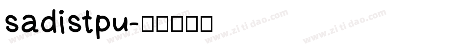 sadistpu字体转换