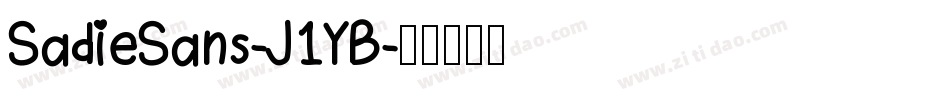 SadieSans-J1YB字体转换