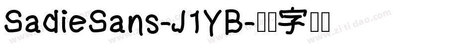 SadieSans-J1YB字体转换