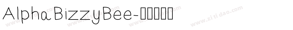 AlphaBizzyBee字体转换