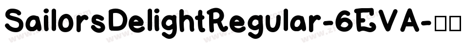 SailorsDelightRegular-6EVA字体转换