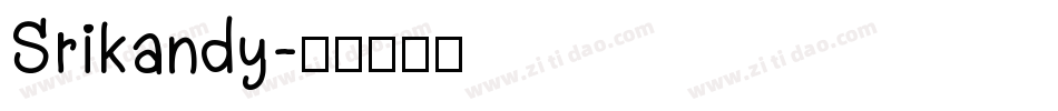 Srikandy字体转换