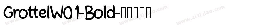 GrottelW01-Bold字体转换