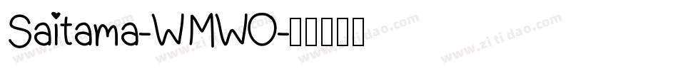 Saitama-WMWO字体转换