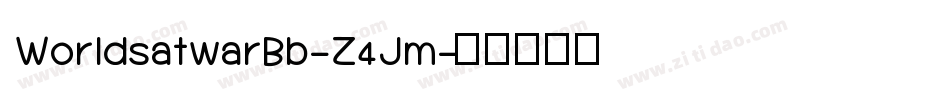 WorldsatwarBb-Z4Jm字体转换
