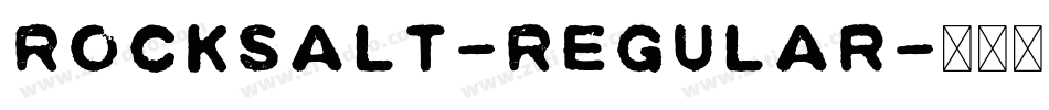 RockSalt-Regular字体转换