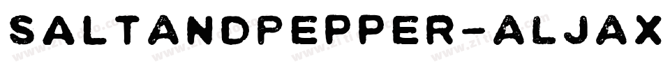 SaltAndPepper-ALJAx字体转换