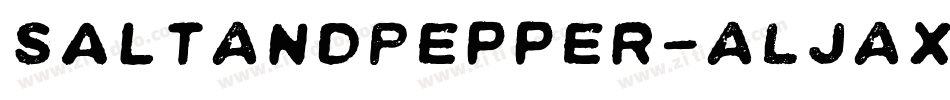 SaltAndPepper-ALJAx字体转换