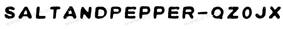 SaltAndPepper-qZ0Jx字体转换