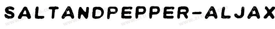 SaltAndPepper-ALJAx字体转换