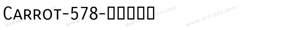 Carrot-578字体转换