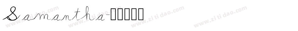 Samantha字体转换