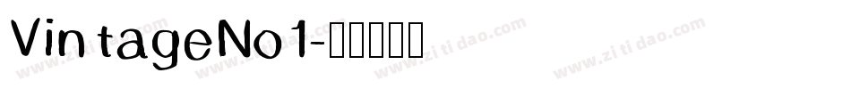 VintageNo1字体转换