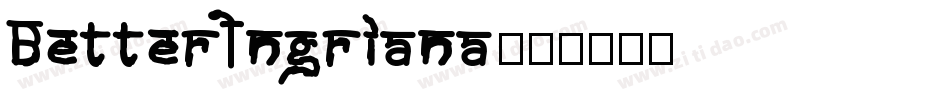 BetterIngriana字体转换