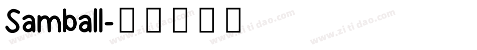 Samball字体转换