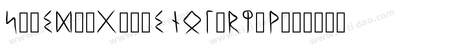 SamsDingbatsNo1-R0qW字体转换