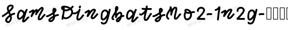SamsDingbatsNo2-1n2g字体转换