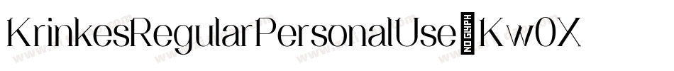 KrinkesRegularPersonalUse-Kw0X字体转换