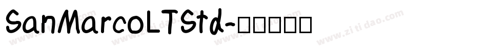 SanMarcoLTStd字体转换