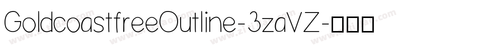 GoldcoastfreeOutline-3zaVZ字体转换