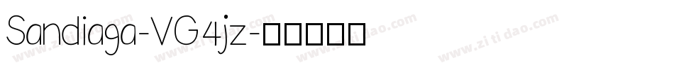 Sandiaga-VG4jz字体转换