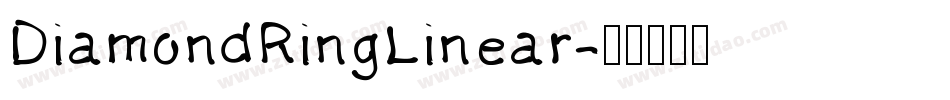 DiamondRingLinear字体转换