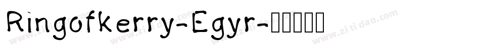 Ringofkerry-Egyr字体转换