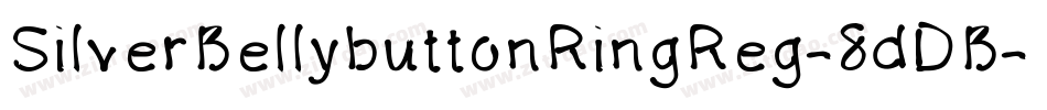SilverBellybuttonRingReg-8dDB字体转换