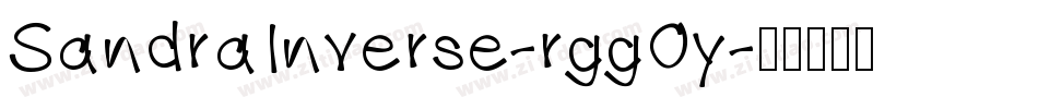 SandraInverse-rggOy字体转换