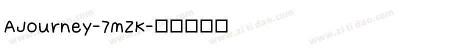 AJourney-7mZK字体转换