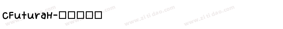 CFuturaH字体转换