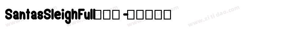 SantasSleighFull转换器字体转换