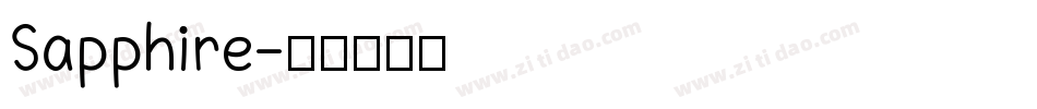 Sapphire字体转换