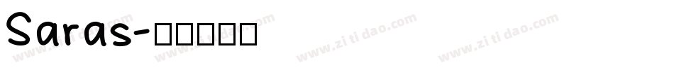 Saras字体转换
