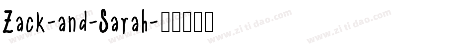 Zack-and-Sarah字体转换