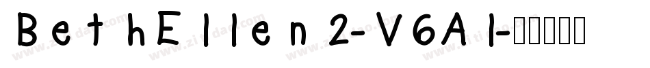 BethEllen2-V6Al字体转换