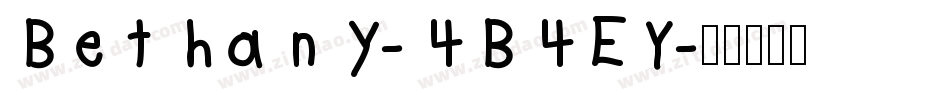 Bethany-4B4EY字体转换