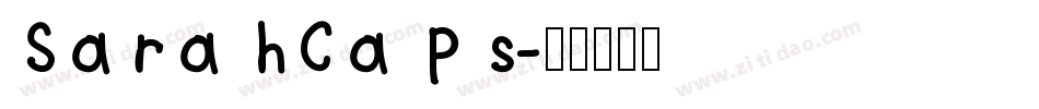 SarahCaps字体转换