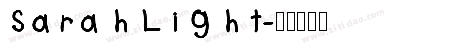 SarahLight字体转换