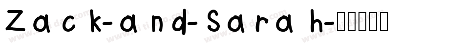 Zack-and-Sarah字体转换