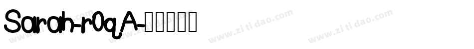 Sarah-r0qA字体转换